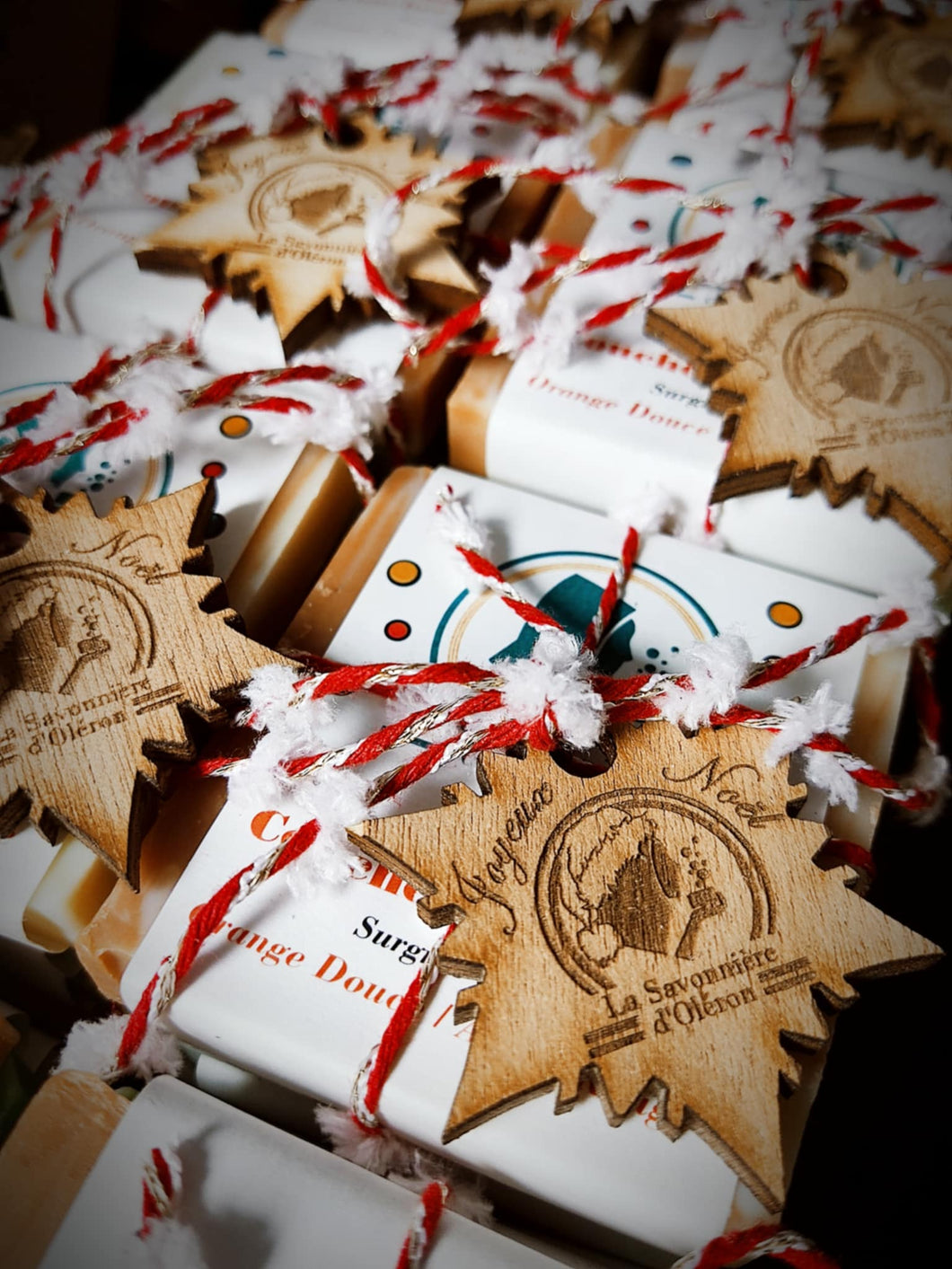 Coffret découverte – 5 savons artisanaux de 50 grammes (Offre ne Noël)