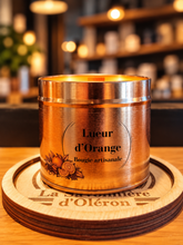 Charger l'image dans la galerie, Bougie Parfumée Orange &amp; Épices – Lueur d'Orange | Lumière d'Oléron – 100 gr ou 195 gr