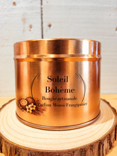 Charger l'image dans la galerie, Bougie Monoï &amp; Frangipanier – Soleil Bohème | Lumière d'Oléron - Format 100gr ou 195gr